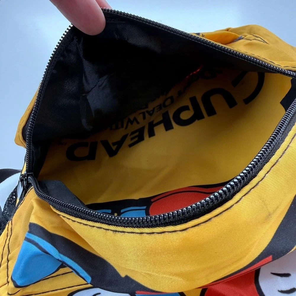 Cuphead And MugMan Loungefly‎ Dont Deal with the Devil Backpack Yellow Full Size